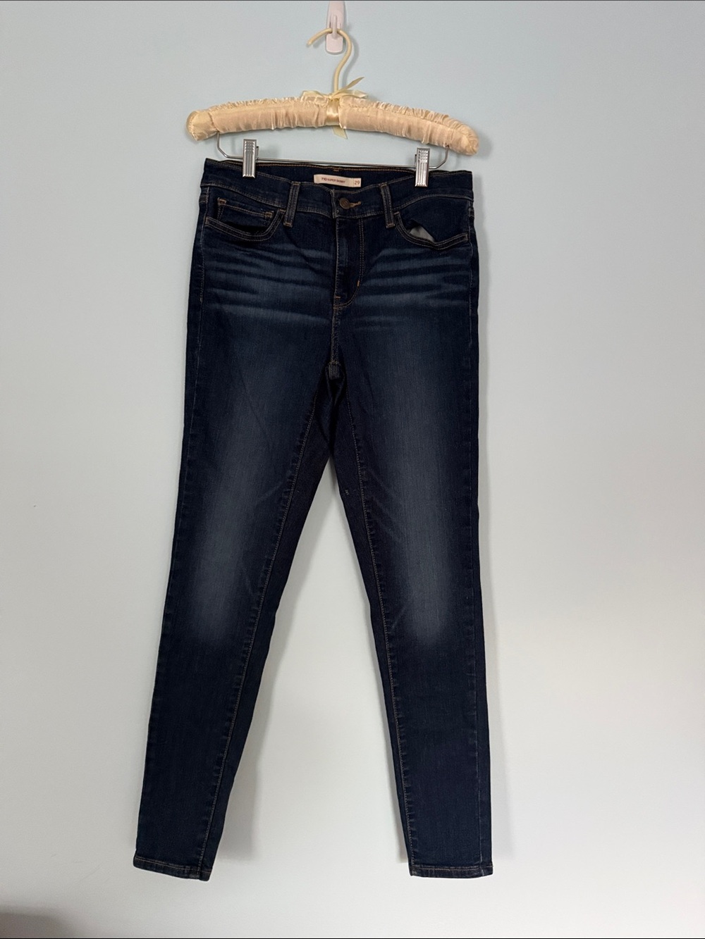 Levi's Dark Indigo 710 Super Skinny Jeans